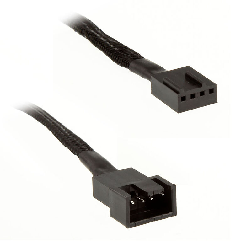 SilverStone PWM extension cable 30cm - black image number 0