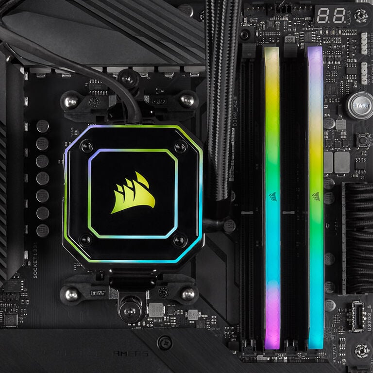 Corsair Vengeance RGB RT, DDR4-3600, CL18 - 32 GB Dual-Kit, schwarz image number 6