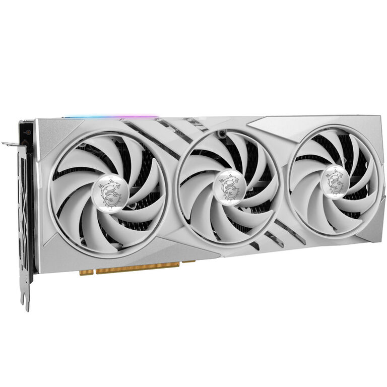 MSI GeForce RTX 4070 Ti Super Gaming X Slim White 16G, 16384 MB GDDR6X image number 1