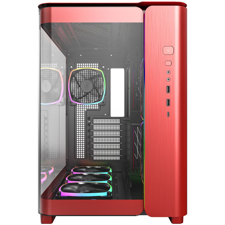 Montech KING 95 PRO Midi-Tower, Tempered Glass, ARGB - red image number 2