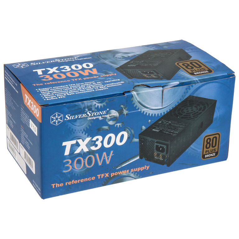 SilverStone SST-TX300 TFX power supply, 80 PLUS Bronze - 300 Watt image number 4