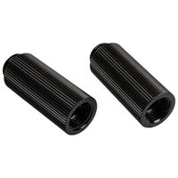 Bitspower Touchaqua Adapter straight G1/4 inch female to G1/4 inch male - 2 pack, 40mm, black