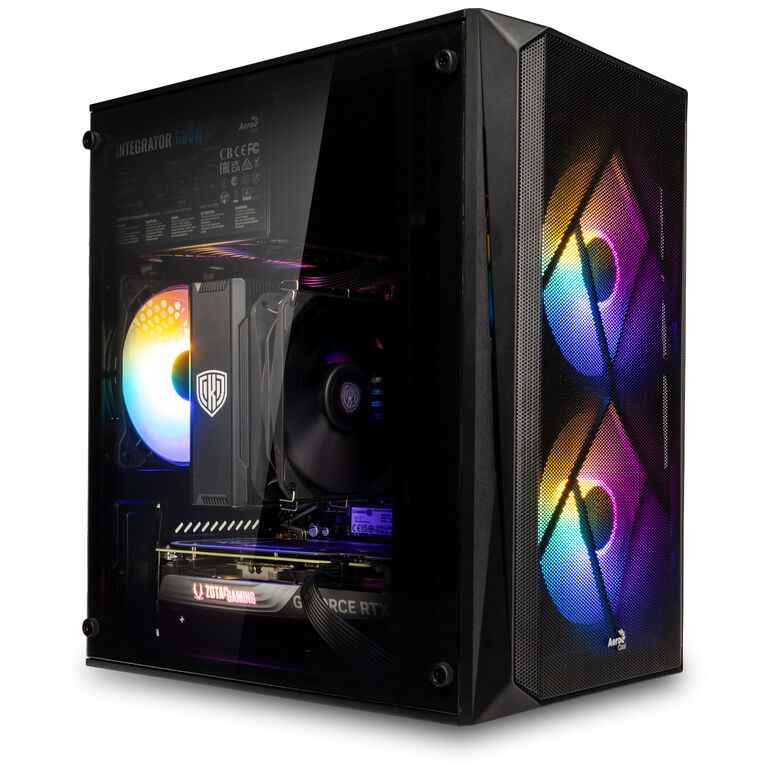 Gaming-PC Cool Breeze, AMD Ryzen 7 5700X, RTX 4060 Ti 16GB - Fertig-PC image number 0