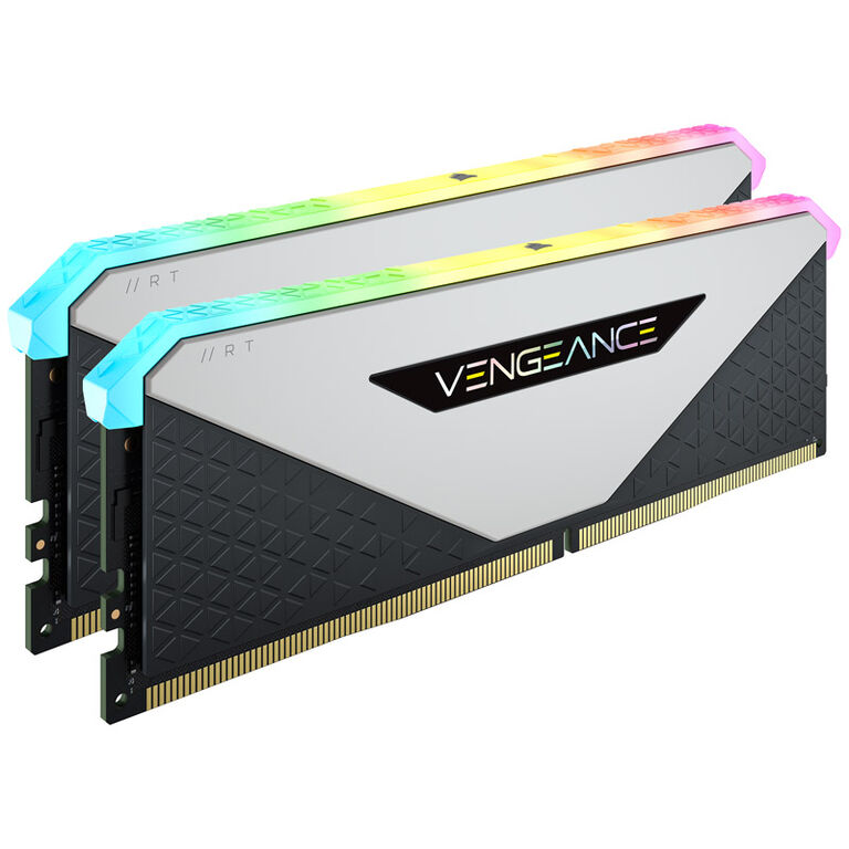 Corsair Vengeance RGB RT, DDR4-3200, CL16 - 16 GB Dual-Kit, weiß image number 2