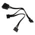 Silverstone CP06-L, Y-cable for SATA power connectors, 1 to 3 - black image number null