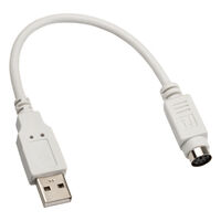 InLine USB adapter cable, USB plug A to PS/2 socket - 0.2m