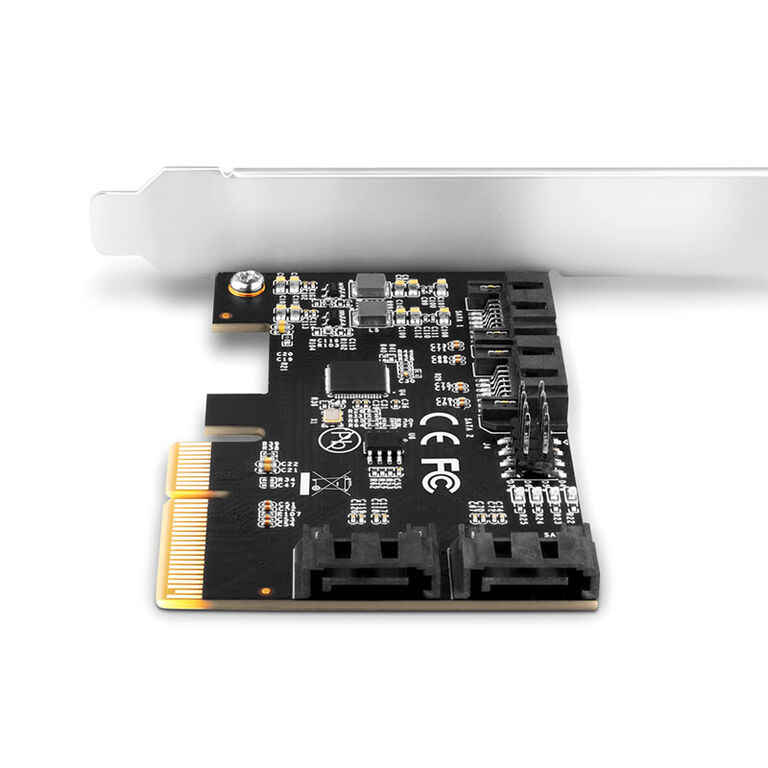 AXAGON PCES-SA4X4 PCIe Controller - 4x SATA 6G intern + Low Profile Blende image number 3