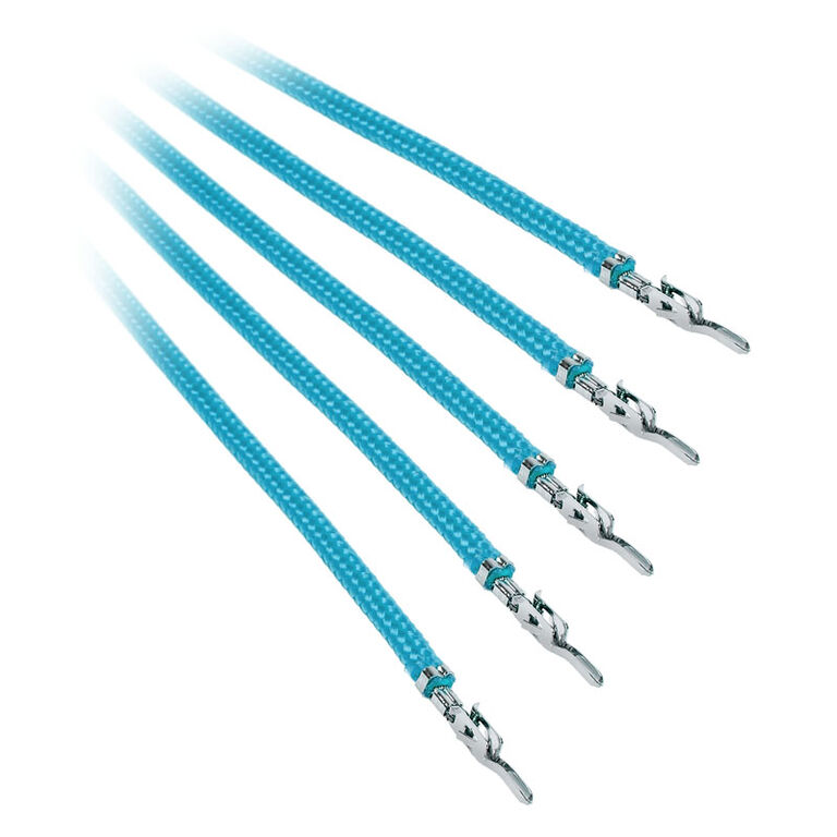 BitFenix Alchemy 2.0 PSU Cable, 5x 60cm - light blue image number 0