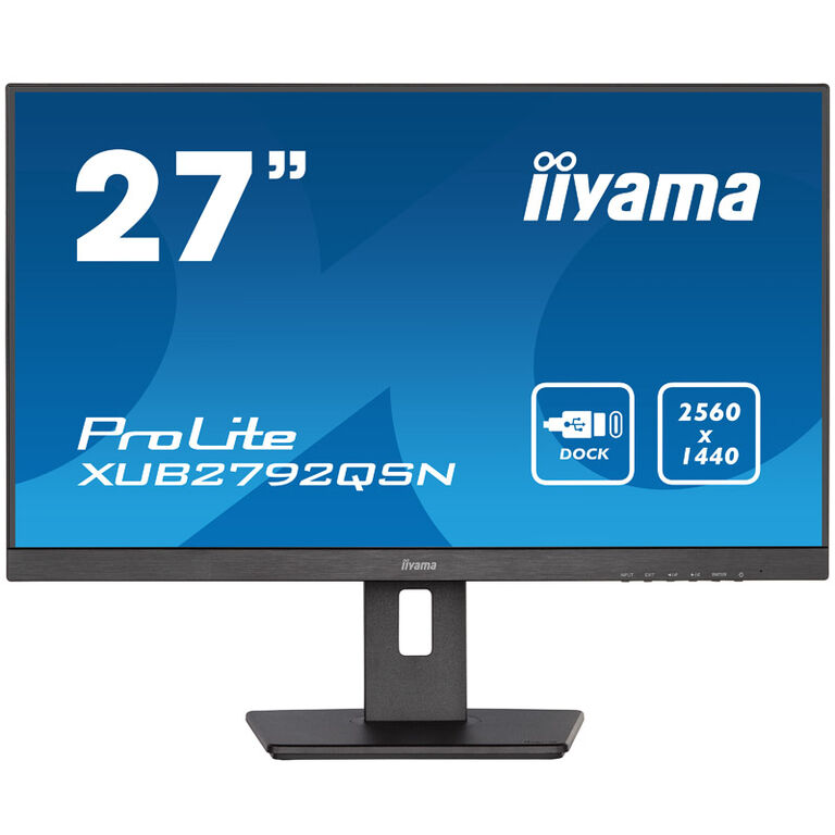iiyama ProLite XUB2792QSN-B5, 68.6 cm (27 inches), 75Hz, QHD, IPS - DP, HDMI image number 2