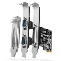 AXAGON PCEA-PSN PCIe adapter with 1x parallel + 2x serial ports - ASIX AX99100 chipset