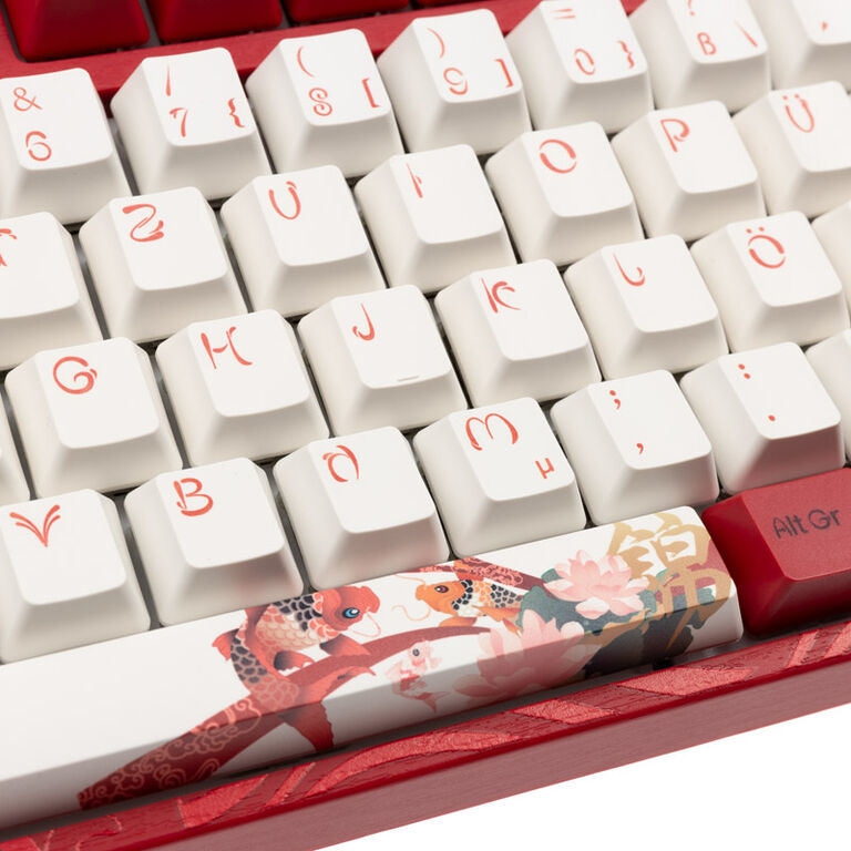 Varmilo VEA109 Koi Gaming Keyboard, MX-Silent-Red, white LED image number 6