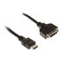 InLine HDMI to DVI Female Adapter Cable High Speed, black - 0.2m image number null