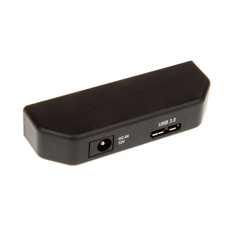 SilverStone SST-EP02B USB 3.0 zu SATA Adapter - schwarz image number 0