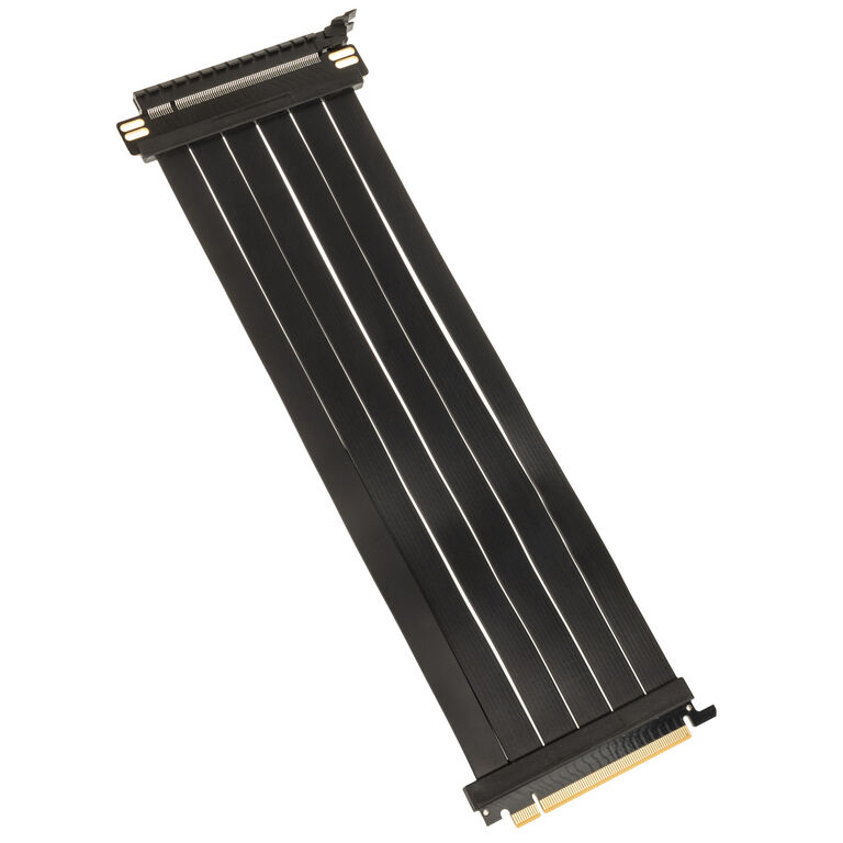 Kolink PCIe 5.0 Riser-Kabel, 180 Grad, x16 - schwarz, 300mm image number 1