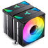 Jonsbo CR-3000 CPU cooler Dual Tower, ARGB - 2x 120 mm, black image number null