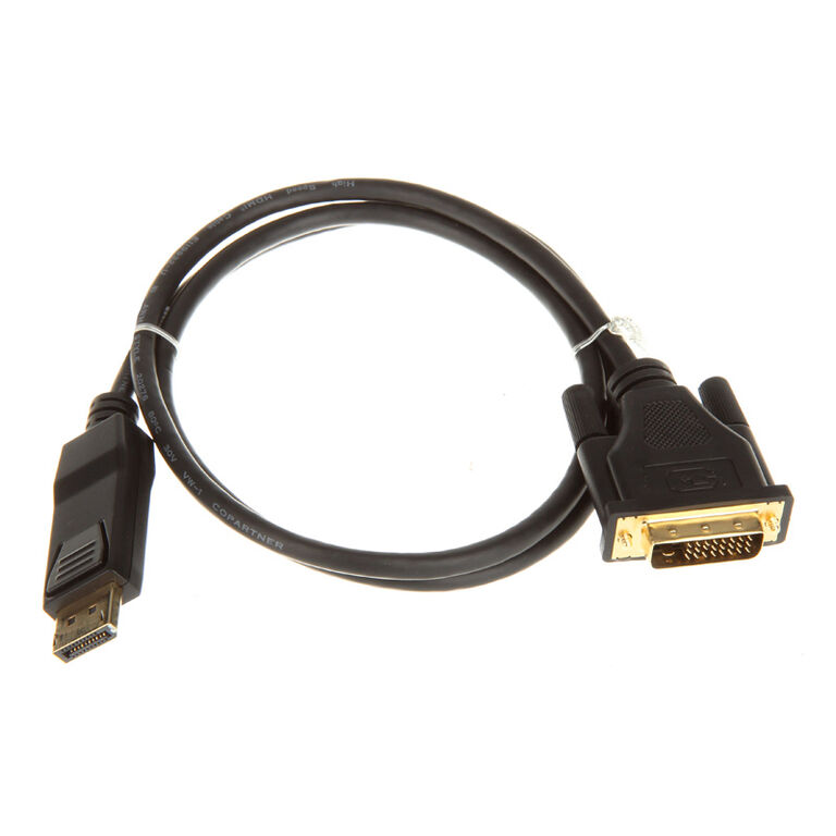 InLine DisplayPort to DVI Converter Cable, black - 1m image number 1
