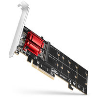 AXAGON PCEM2-ND PCIe adapter for two M.2 SSDs