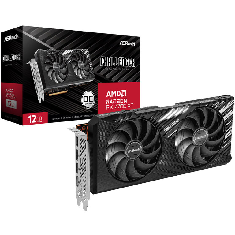 ASRock Radeon RX 7700 XT Challenger 12GB, 12288 MB GDDR6 image number 0