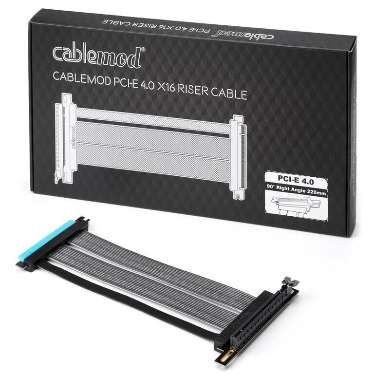 Cablemod PCIe 4.0 Riser Cable - 22cm image number 3