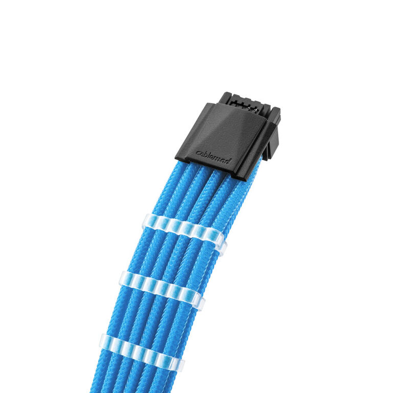 CableMod PRO ModMesh 12VHPWR to 3x PCI-e Cable - 45cm, light blue image number 1