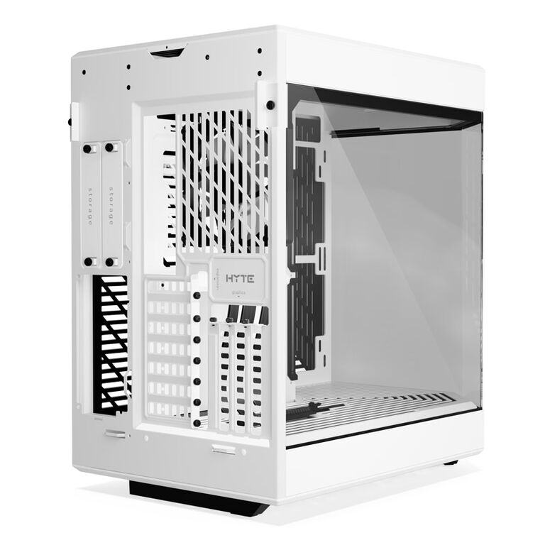 Hyte Y60 Midi Tower, Tempered Glass - white image number 5