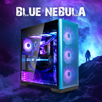 King Mod Systems Gaming PC Blue Nebula, Intel i5-14600KF, RTX 4070 Ti, Custom WaKü