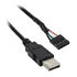 aqua computer USB cable A plug to socket strip - 200 cm image number null