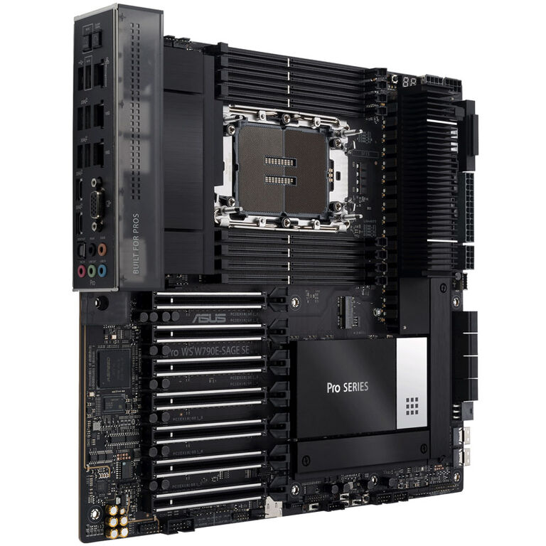 ASUS Pro WS W790E-SAGE SE, Intel W790 motherboard, LGA 4677 socket, DDR5 image number 7