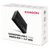 AXAGON EE35-GTR USB-C 3.2 Gen 1 - SATA 6G, 3.5" externes Festplattengehäuse, geriffelt - schwarz image number null
