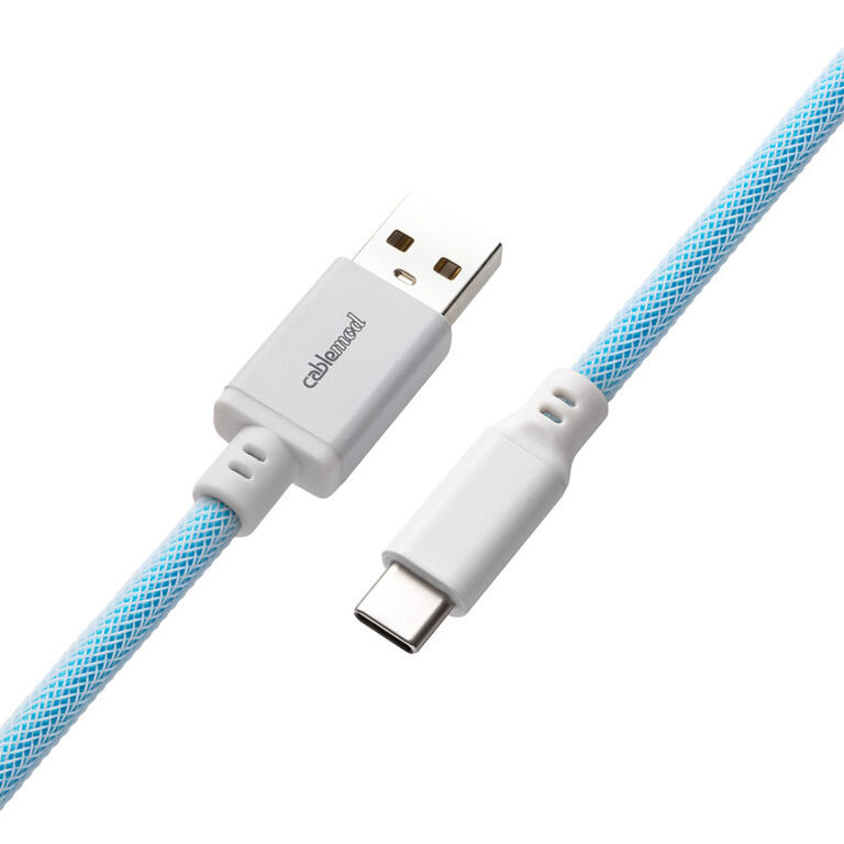 CableMod Classic Coiled Keyboard Cable USB-C to USB Type A, Blueberry Cheesecake - 150c image number 2