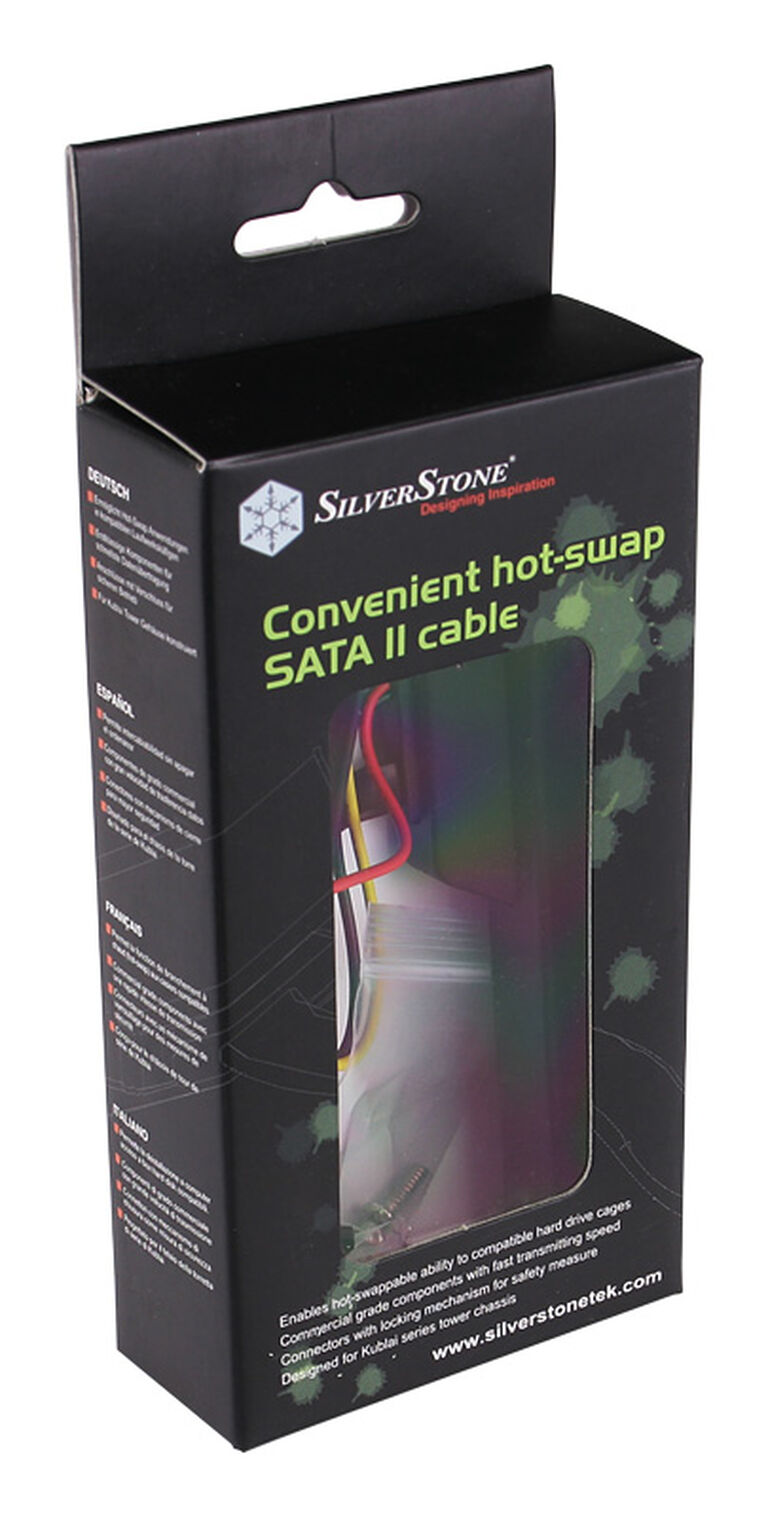 SilverStone SST-CP05 Hot-Swap SATA II Modul mit Kabel image number 2
