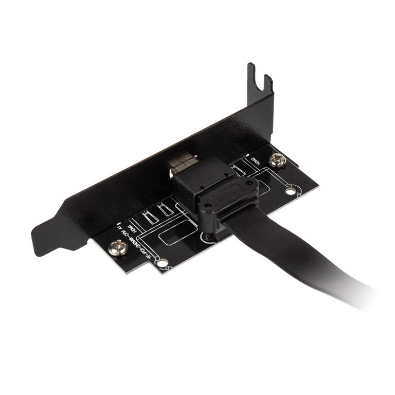 Akasa Low Profile PCI Bracket Adapter, USB 3.1 Type C - black image number 2