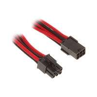 BitFenix 6-Pin PCIe Verlängerung 45cm - sleeved schwarz/rot/schwarz