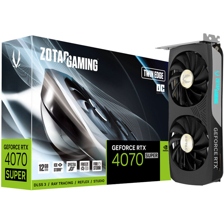 ZOTAC Gaming GeForce RTX 4070 Super Twin Edge OC, 12288 MB GDDR6X image number 0