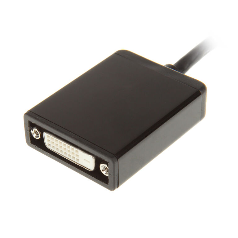 InLine adapter cable, DisplayPort plug to DVI-D socket - black image number 4