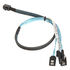 SilverStone SST-CPS05 Mini-SAS to SATA 7-Pin Cable - 50 cm image number null
