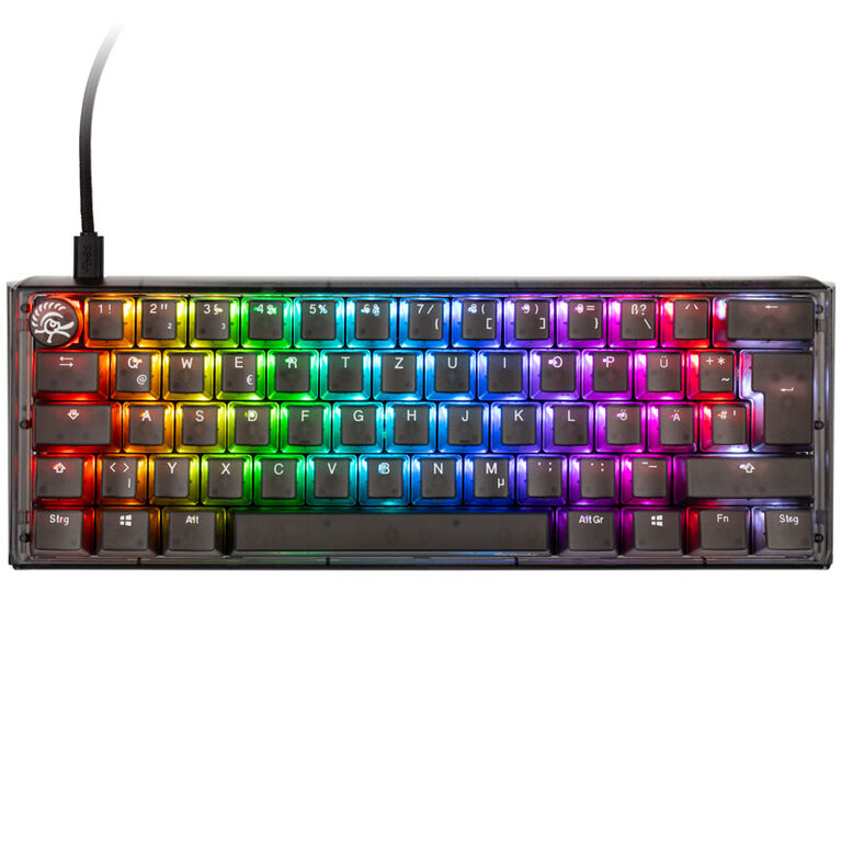 Ducky One 3 Aura Black Mini Gaming Tastatur, RGB LED - MX-Brown image number 1