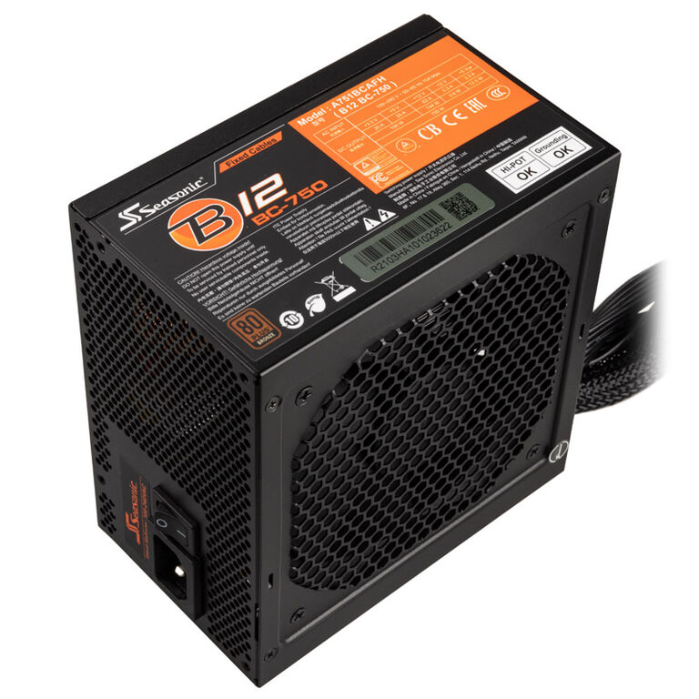 Seasonic B12 BC-750, 80 PLUS Bronze power supply - 750 watts image number 1