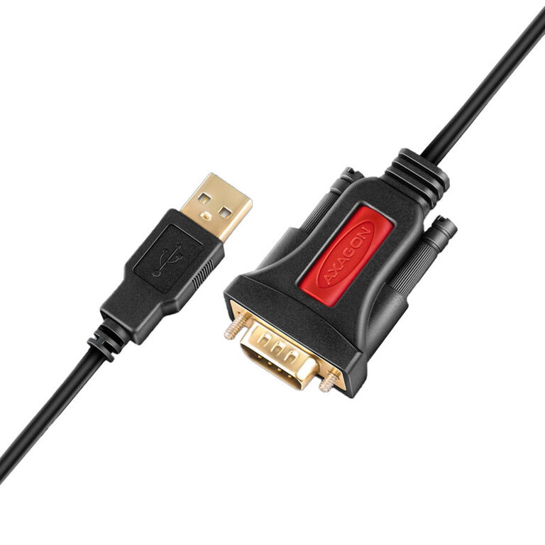 AXAGON ADS-1PSN adapter cable, RS-232 COM port to USB 2.0 - PL2303GT chip image number 1