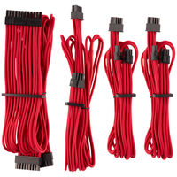 Corsair Premium Sleeved Cable Set (Gen 4) - red