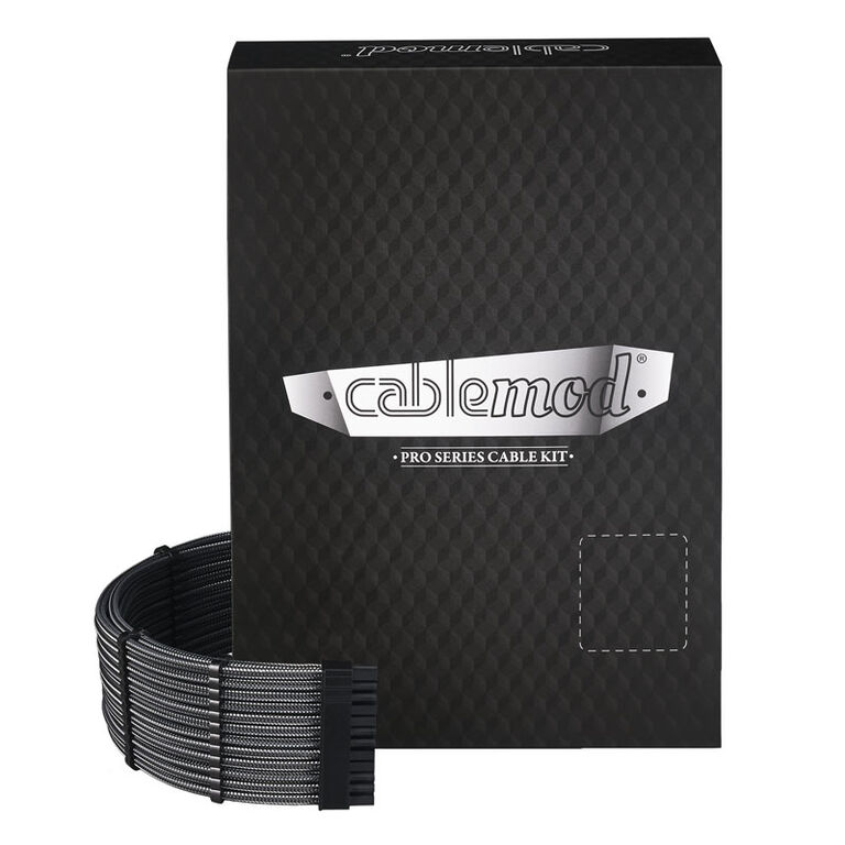 CableMod C-Series PRO ModMesh Cable Kit for Corsair AXi/HXi/RM (Yellow Label) - carbon image number 0