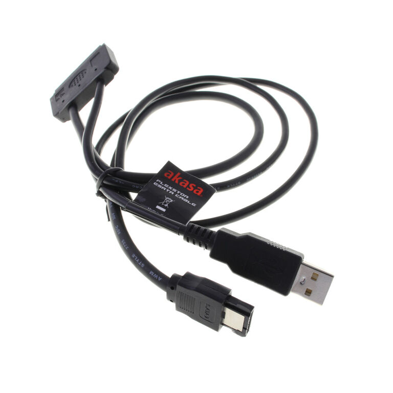Akasa Flexstor eSATA-Kabel für 2,5-Zoll-SATA-HDD und -SSD image number 1