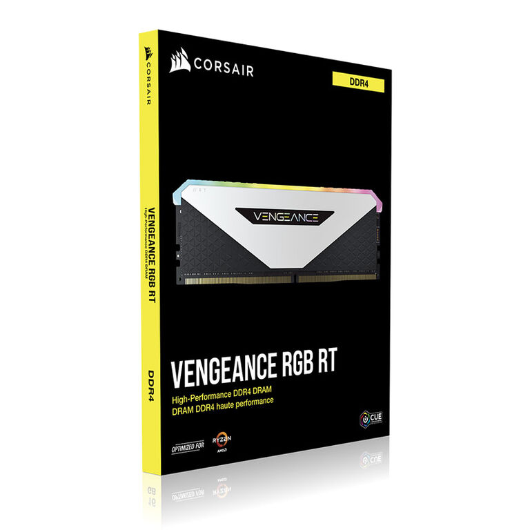 Corsair Vengeance RGB RT, DDR4-3200, CL16 - 64 GB Dual-Kit, weiß image number 7