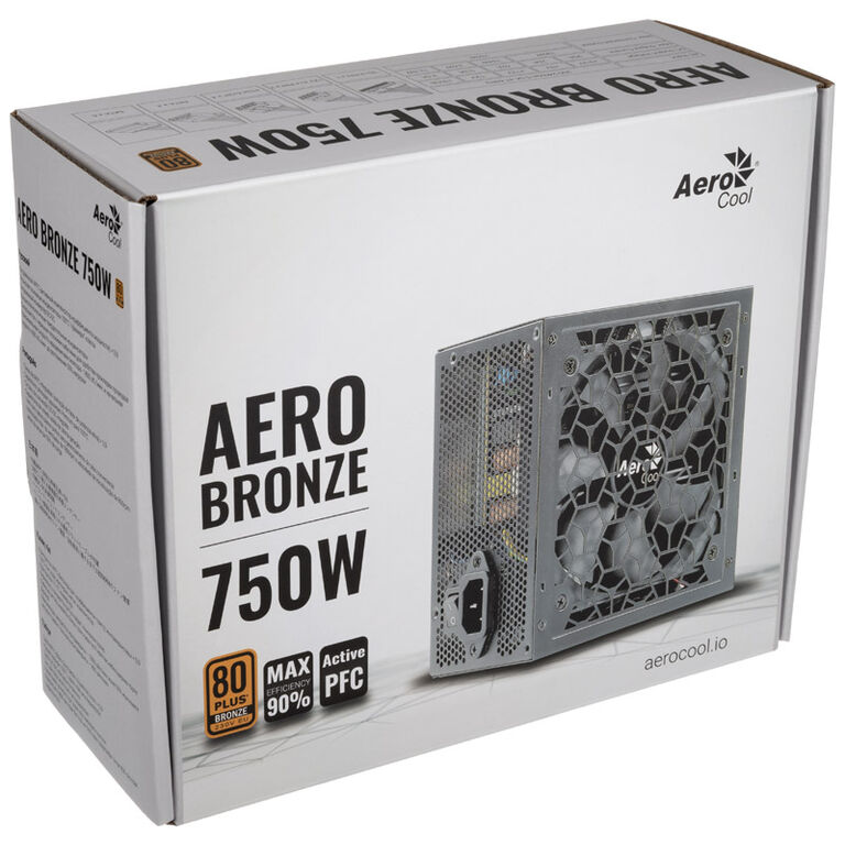 Aerocool Aero Bronze 750W 80 PLUS Bronze Power Supply - 750 Watt image number 4