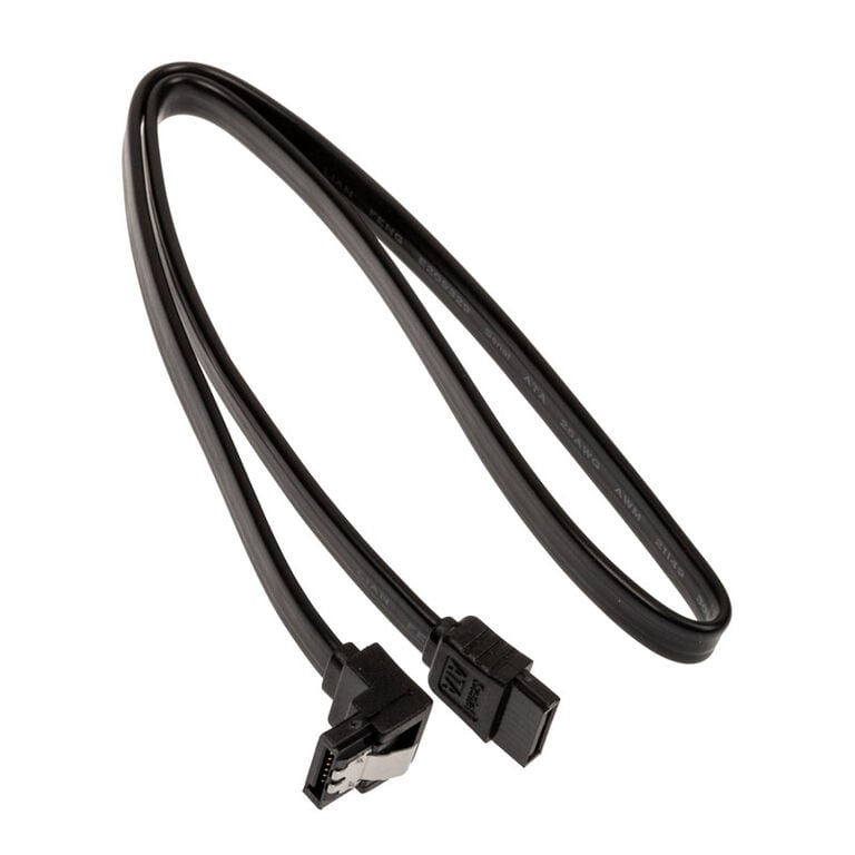 Akasa SATA cable 6 GB/s, angled, 50 cm image number 1