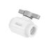 Barrow Ball Valve (10mm) G1/4 Inch Ball Valve, White - Silver image number null