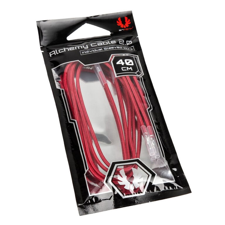 BitFenix Alchemy 2.0 PSU Cable, 5x 40cm - red image number 4