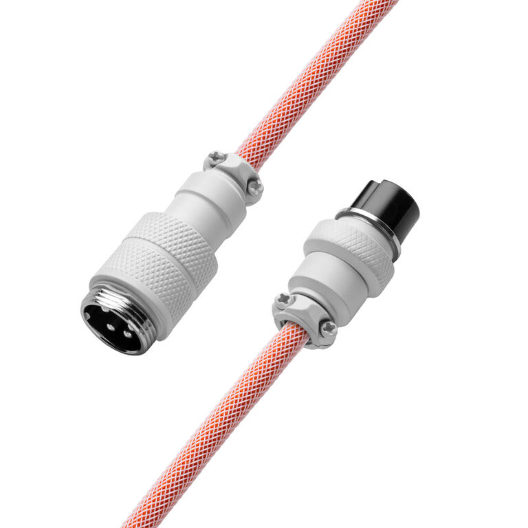 CableMod PRO Coiled Keyboard Cable USB-C to USB Type A, Orangesicle - 150cm image number 3
