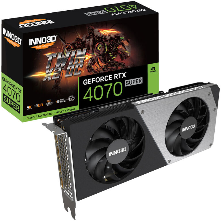 INNO3D GeForce RTX 4070 Super Twin X2 OC, 12288 MB GDDR6X image number 0