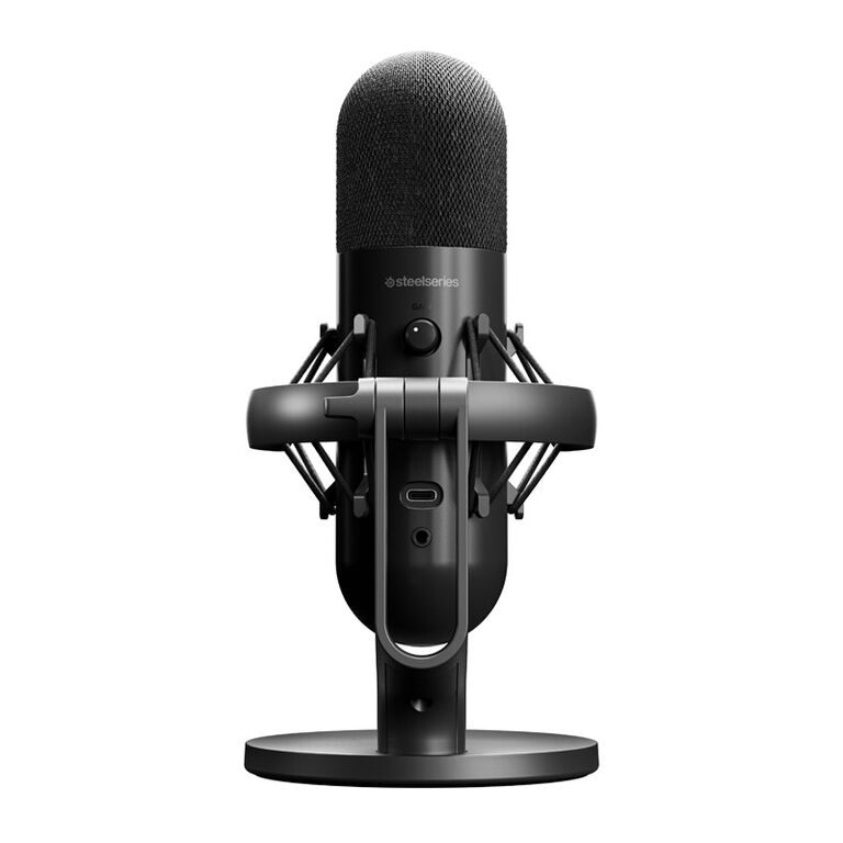 SteelSeries Alias Streaming-Mikrofon, USB, RGB - schwarz image number 3
